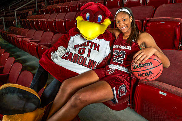 a'ja wilson south carolina college basketball